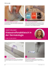 Tierisch Dabei 1/2022; Schritt-für-Schritt-Anleitung; Klebestreifenabklatsch in der Dermatologie